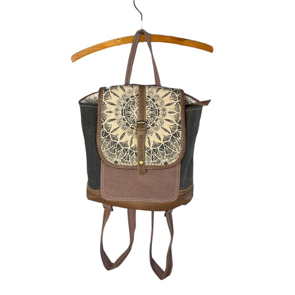 Myra Bag Handbags - Myra Daisy Delight Back Pack / Bag